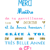 merci maitre cp école
