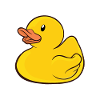 Badeente Gummiente