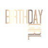 Birthday Girl Gold