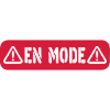 panneau danger en mode 2