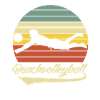 Beach volleyball retro