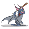 Bat with baseball bat
