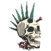 Skull skull skeleton punk