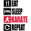 Eat Sleep Karate Repeat