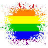 LGBT Rainbow Splash