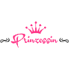 Süße Prinzessin mit Krone