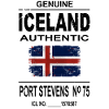 Iceland Flag Logo