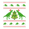 T-Rex Christmas Dino Ugly Świąteczny sweter