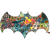 DC Comics Batman Robin Fight Crime Bat Symbol