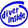 Diver inside