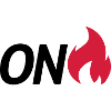 on fire