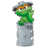 Sesame Street Oscar skraldespand