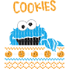Sesame Street Cookie Monster Grimme Xmas