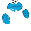 Sesamstraße Krümelmonster Om Nom Nom