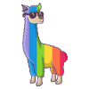 Gay Pride Alpaca LGBT