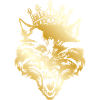 Couronne tête de loup