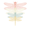 Libellule rétro