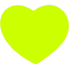 Heart yellow