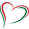 heart flag italy