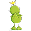 Frog with crown
