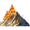 Pizza mountains