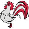 Cock crow bird
