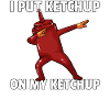 Dabbing Ketchup Tomato Dab Sauce