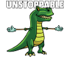 Dinosaure Dino T-Rex Mignon drôle