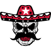 Mexikanische Schädel Schädelkappe 58