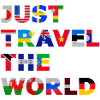 Travel the World (lettrage)