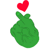 Heart finger