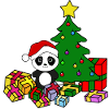 Panda Christmas Christmas tree