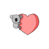 Koala Heart Hug