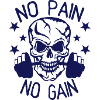 no pain gain bodybuilding musculation