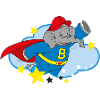 Benjamin Blümchen Superheld mit Cape