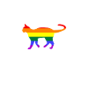 Cat Rainbow Pride