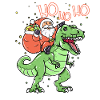 Julenisse Dino Xmas Santa Claus