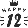 12de verjaardag 12 jaar oud Gelukkige Verjaardag die zegt