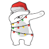 Dabbbing polar Bear