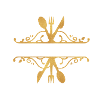 couverts logo or