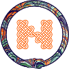 knot n with celtic serpent