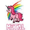 Metal Einhorn