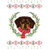 Dackel hässlicher Weihnachtspullover Geschenk