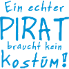 ein echter pirat kostüm