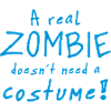 a real zombie costume