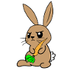 Rabbit with carrot