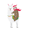 Sloth ¨Lama Christmas