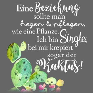 Tasse einfarbig | Single in der Grostadt