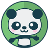 Panda will eine Umarmung