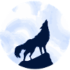 Howling wolf at 